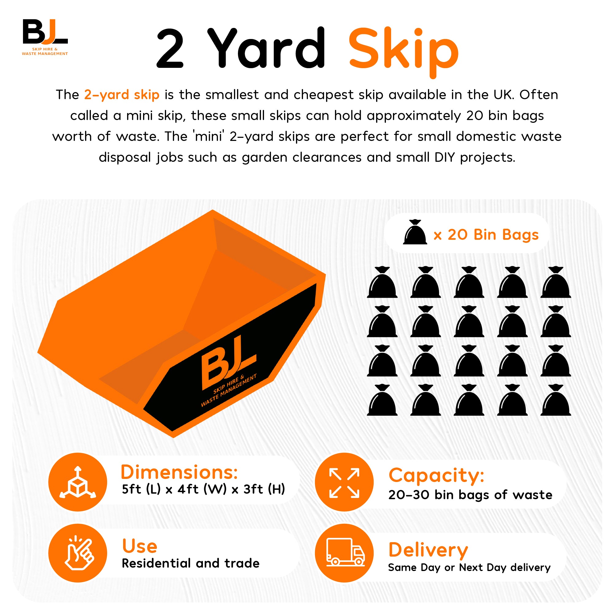 2 Yard Skip Hire