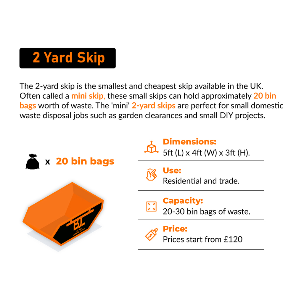 2 Yard Skip Hire