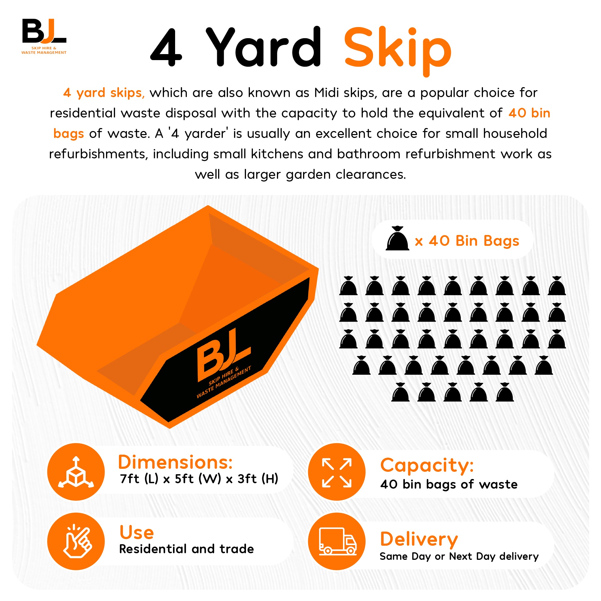 4 Yard Skip Hire