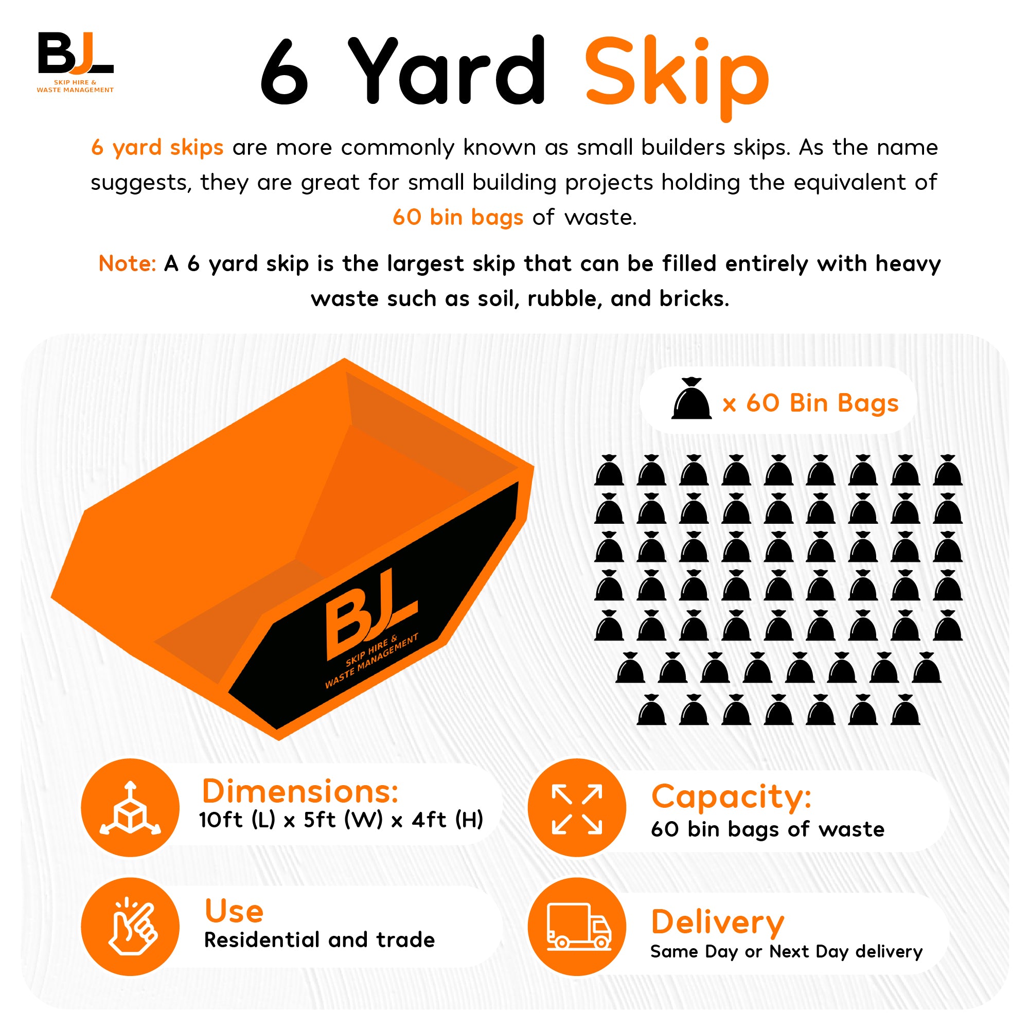 6 Yard Skip Hire